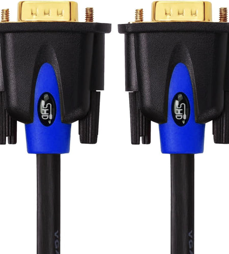 VGA Cable, VGA to VGA HD15 Monitor Cable for PC Laptop TV Projector-3Feet