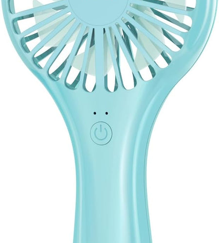 Mini Handheld Fan Battery Operated Small Personal Portable Fan Speed Adjustable USB Rechargeable Fan Cute Design Powerful Eyelash Fan for Stylish Kids Girls Women Men Indoor Outdoor Travelling