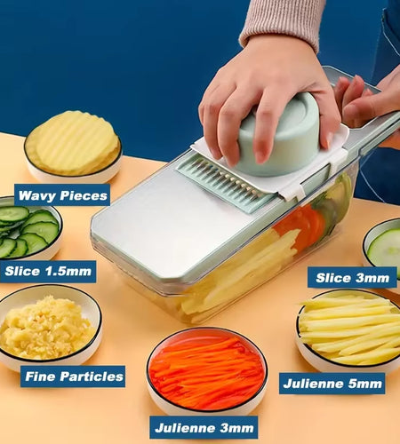 ChopMaster 6-in-1 Manual Vegetable Chopper – Ultimate Kitchen Slicer for Fast, Easy Prep  Description: